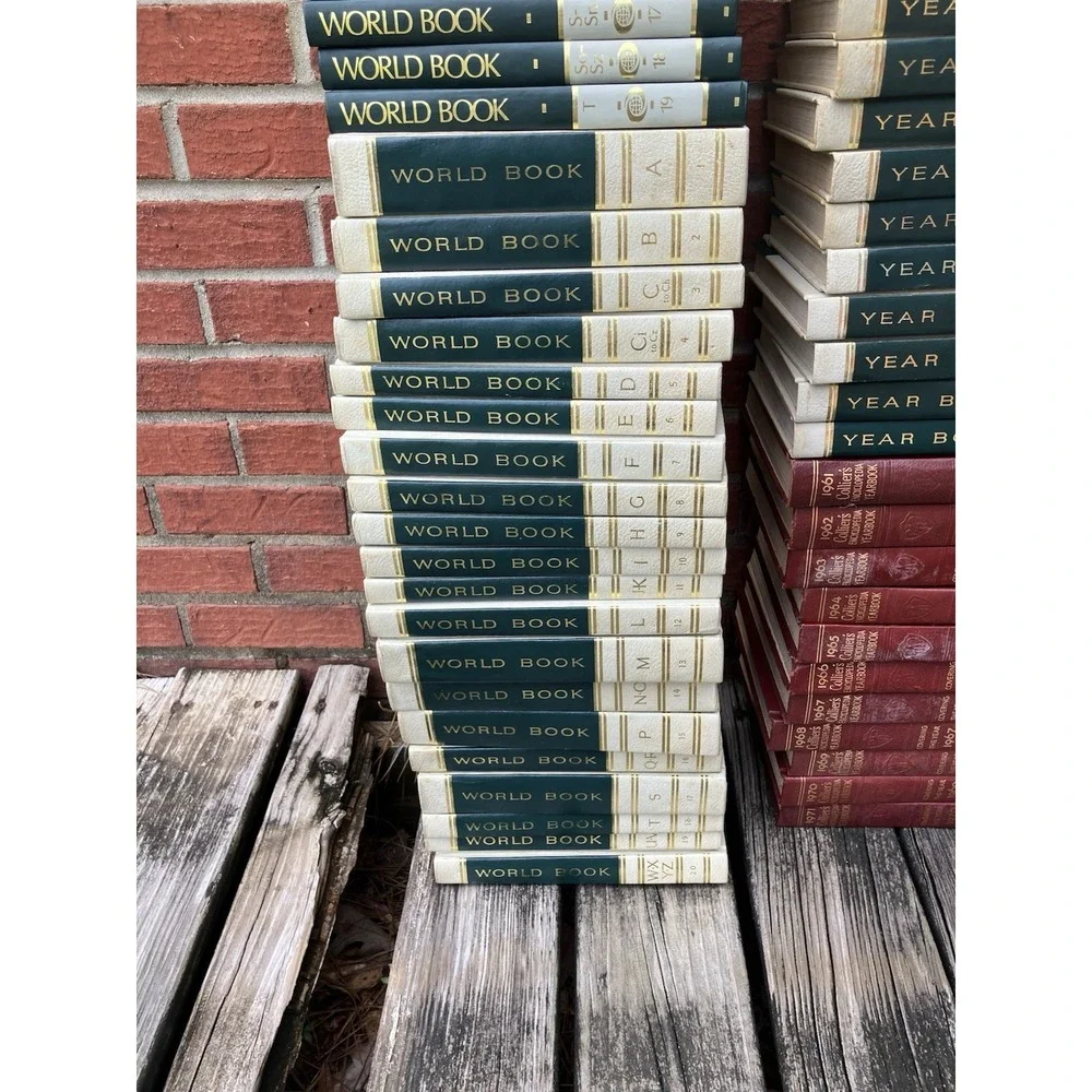 Massive Academia Lot!! VTG World Book Encyclopedia,Collier's Encyclopedia, Etc
